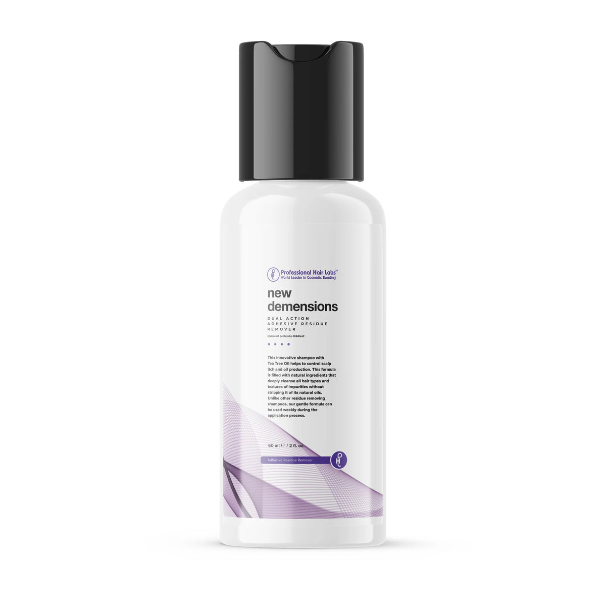 New Demensions Dual Action Shampoo - Adhesive Residue Remover 2oz(60ml)