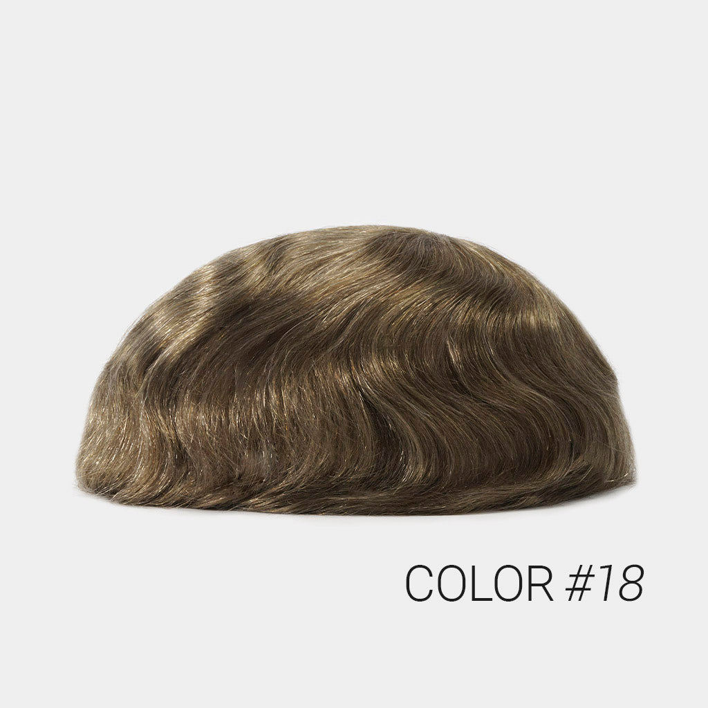 Nimbus men's hair system - fine mono, 80% density