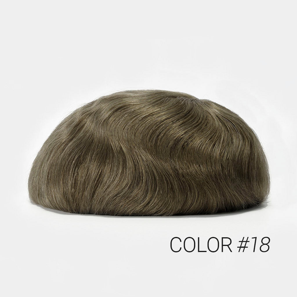 Ridge men's hair system — 0.08mm Thin Skin