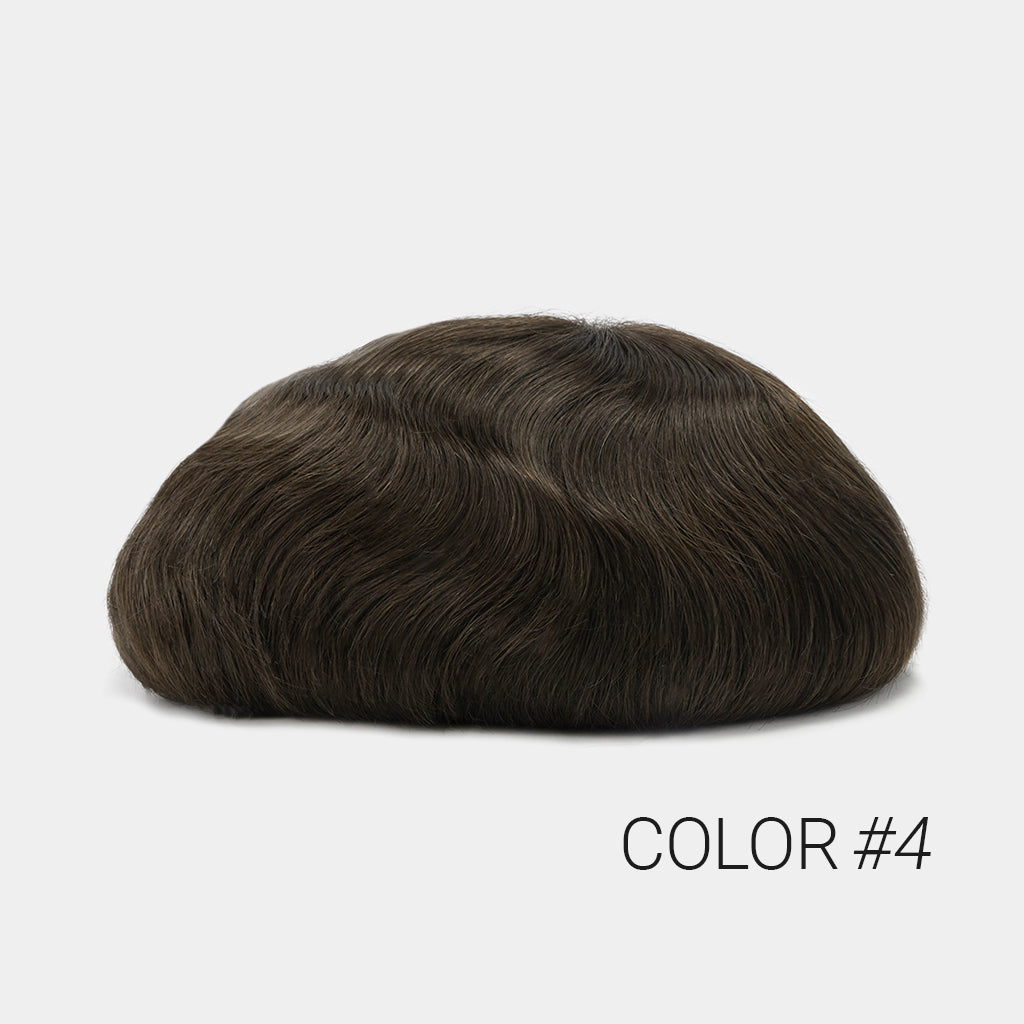 Ridge Remy Men's Hair System — 0.08mm Thin Skin, Remy Hair